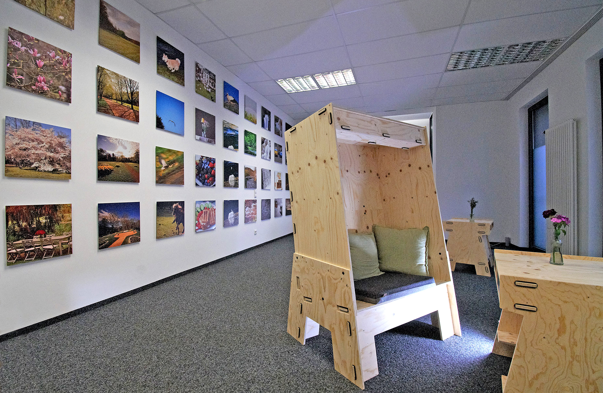 Wartebereich THERAPIEWERK Praxis in Baden-Baden